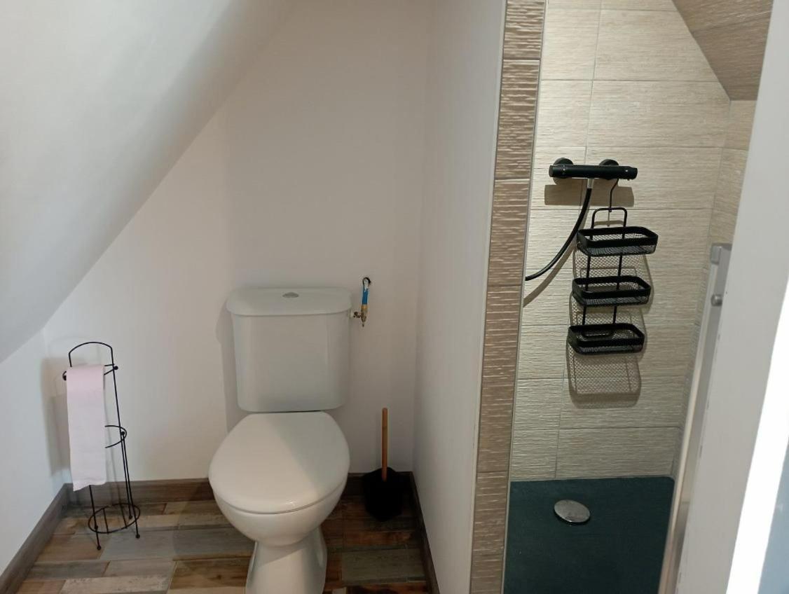 Gite Avec Son Bain Nordique Privatif Au Feu De Bois Pleubian Extérieur photo